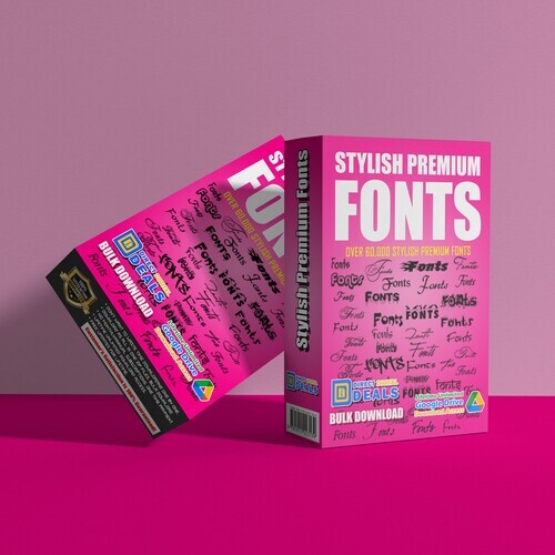 60,000 Stylish Fonts